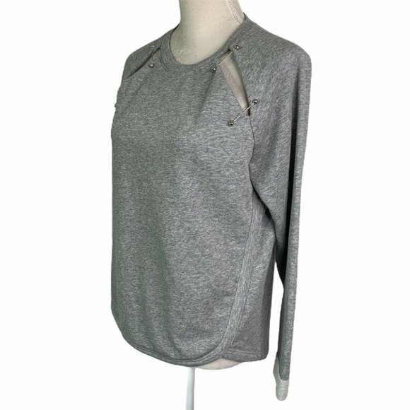 Rachel Roy - Cut Out Front Crew Neck Sweater - Picture 6 of 9